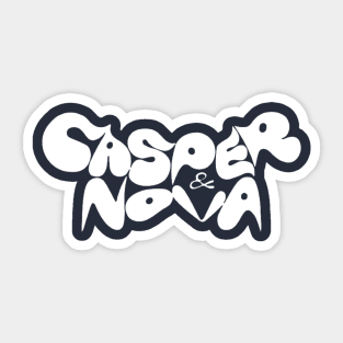 Casper & Nova Sticker